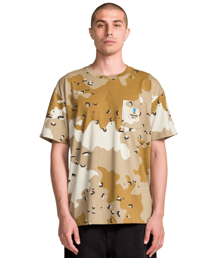 VOLCOM VOLCOM Desert Beers Pocket Tee Lkhaki