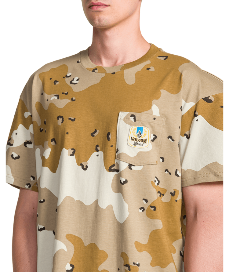 VOLCOM VOLCOM Desert Beers Pocket Tee Lkhaki
