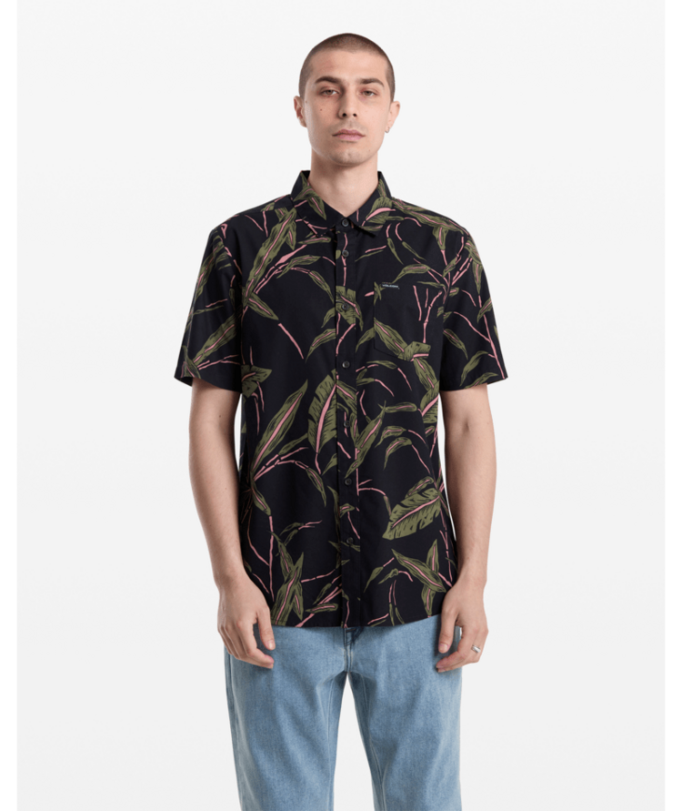 VOLCOM VOLCOM Markerstone Short Sleeve Black
