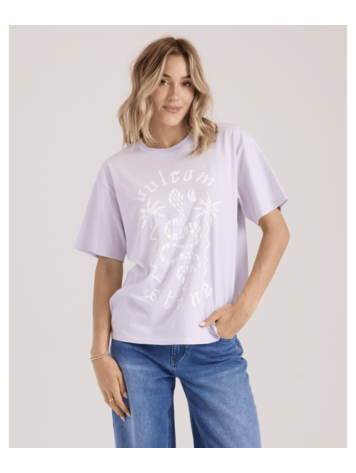 VOLCOM VOLCOM Burnout Boy Friend Tee Dusty Lavender