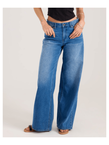 VOLCOM VOLCOM Stoned Boy Friend Lowrise Whtlblue