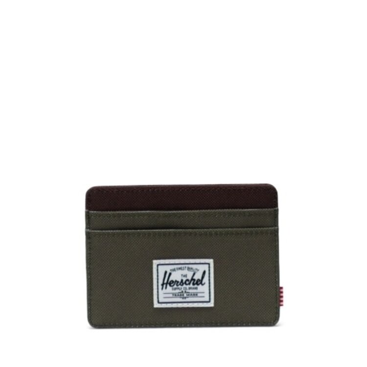 HERSCHEL HERSCHEL Charlie Cardholder Ivy Green/Chicory Coffee