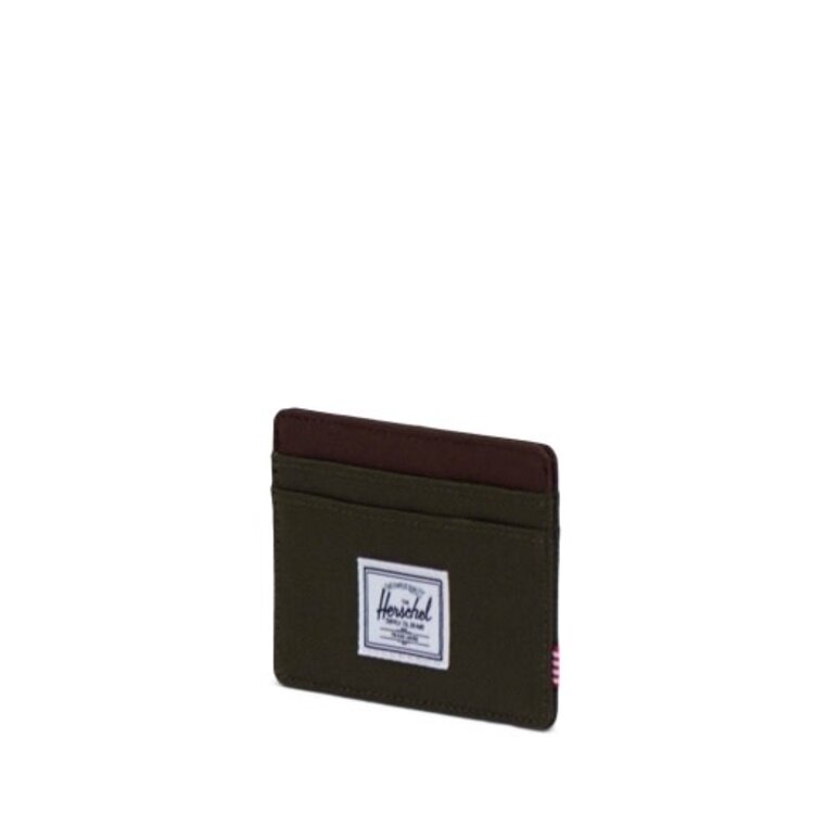 HERSCHEL HERSCHEL Charlie Cardholder Ivy Green/Chicory Coffee