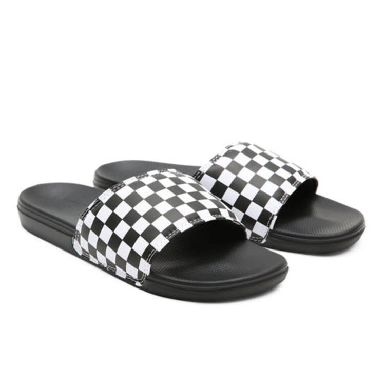 VANS VANS La Costa Checkerboard Slide Checkerboard True White / Black