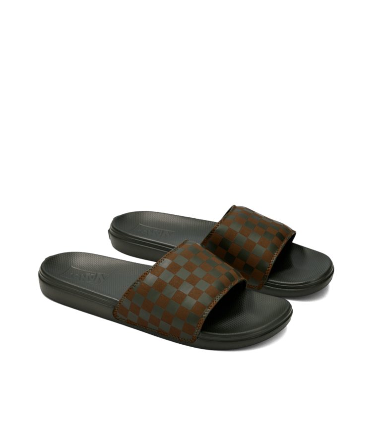 VANS VANS La Costa Slide Obsidian Fern Green
