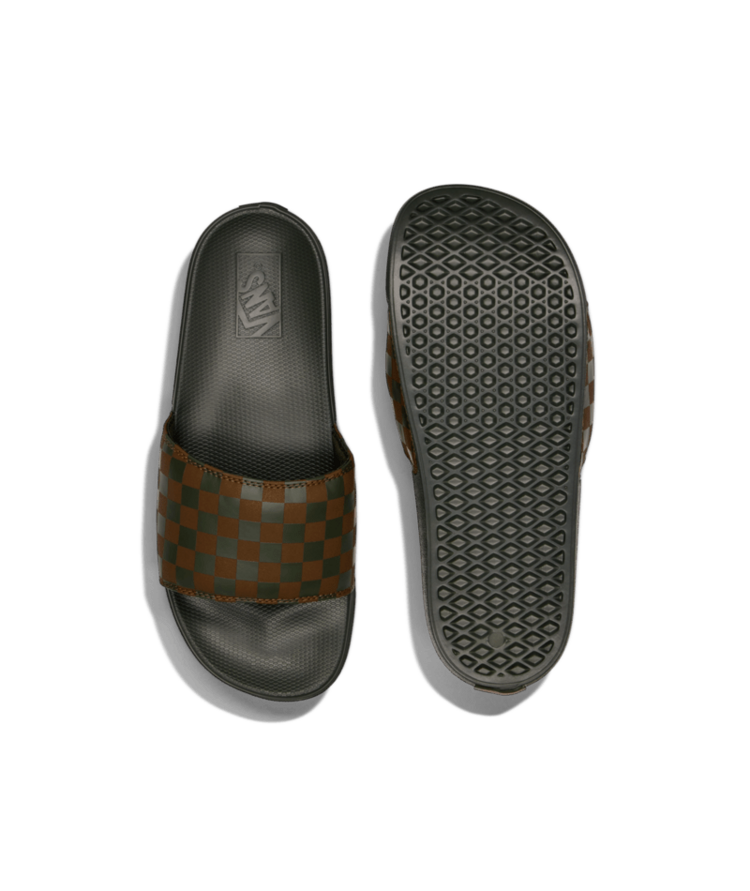 VANS VANS La Costa Slide Obsidian Fern Green