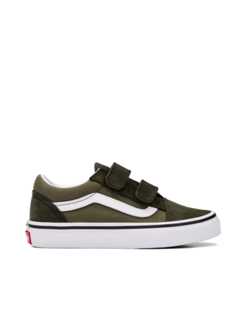 VANS VANS Little Kids Old Skool V Shoe Obsidian Fern Green