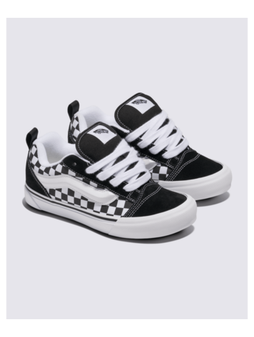 VANS VANS Little Kids Knu Skool Checkerboard Shoe Checkerboard Black / True White
