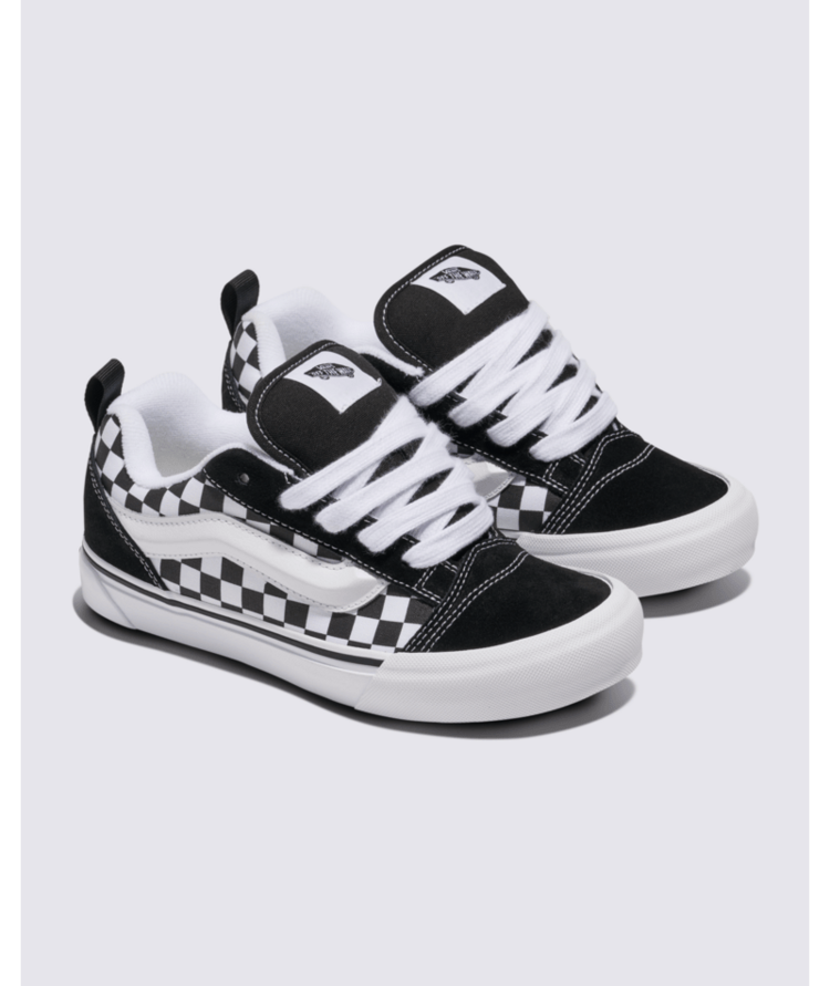 VANS VANS Little Kids Knu Skool Checkerboard Shoe Checkerboard Black / True White