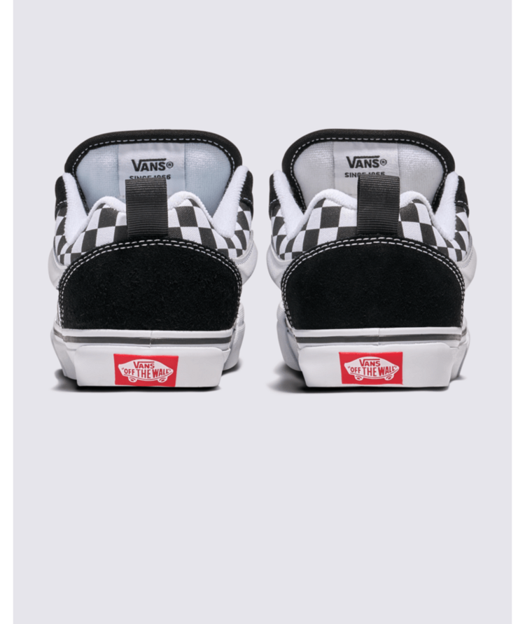 VANS VANS Little Kids Knu Skool Checkerboard Shoe Checkerboard Black / True White