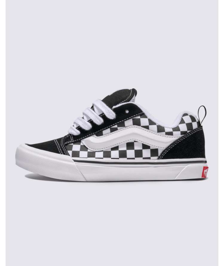 VANS VANS Little Kids Knu Skool Checkerboard Shoe Checkerboard Black / True White