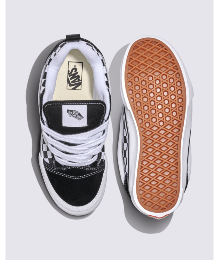 VANS VANS Little Kids Knu Skool Checkerboard Shoe Checkerboard Black / True White
