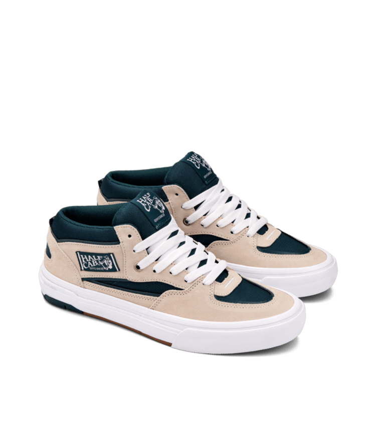 VANS VANS Skate Half Cab Wafflecup Shoe Oatmeal Beige / Deep Teal
