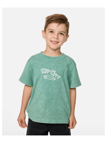RIP CURL RIP CURL Ride The Wave Wash Tee - Boy Aloe