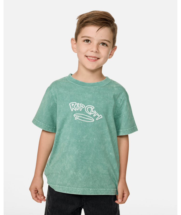 RIP CURL RIP CURL Ride The Wave Wash Tee - Boy Aloe