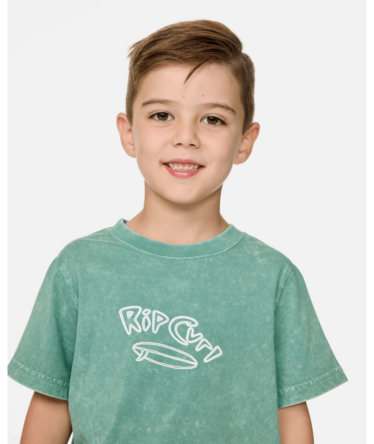 RIP CURL RIP CURL Ride The Wave Wash Tee - Boy Aloe