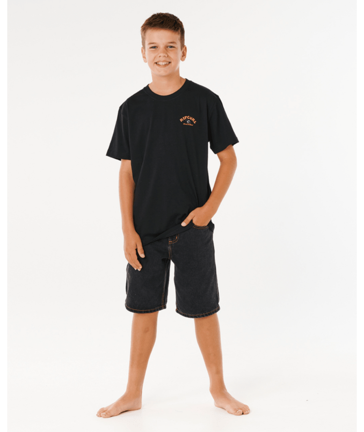 RIP CURL RIP CURL Shred Til Tee-Boy Black