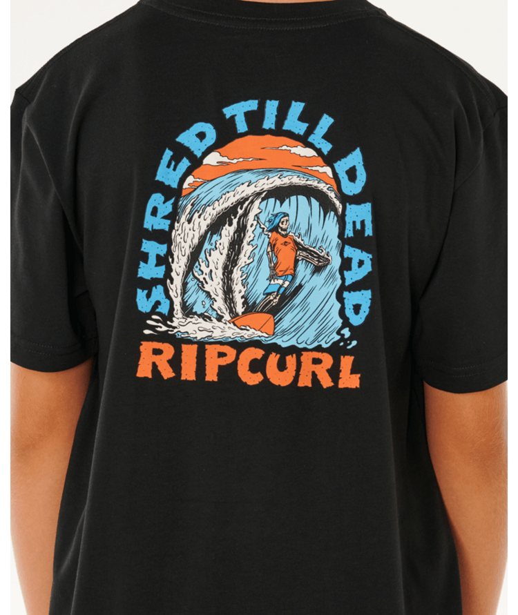 RIP CURL RIP CURL Shred Til Tee-Boy Black