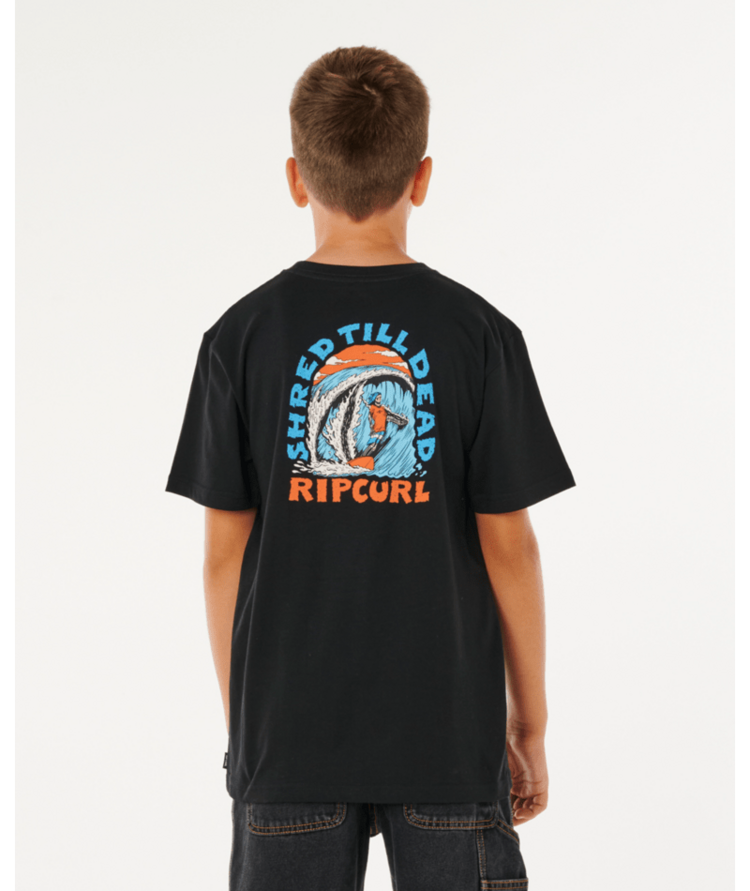 RIP CURL RIP CURL Shred Til Tee-Boy Black