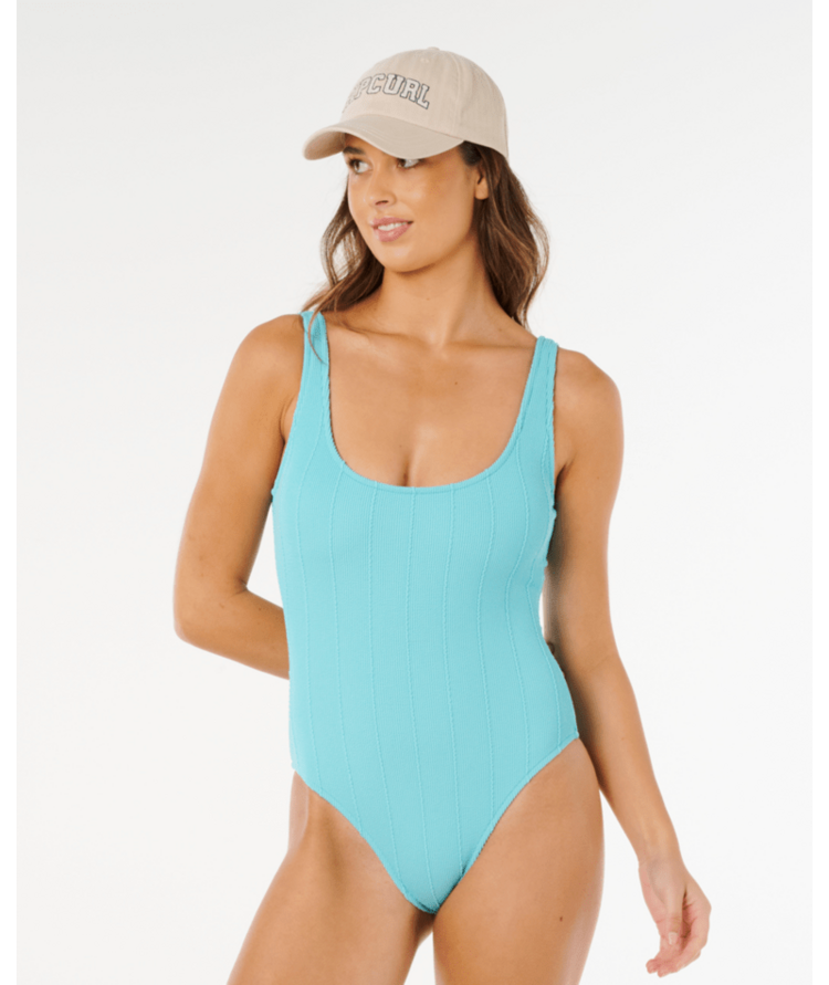 RIP CURL RIP CURL Vibe Surf Cheeky One Piece Sea Blue