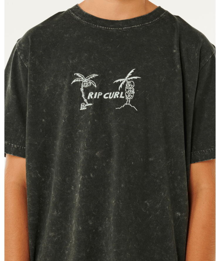 RIP CURL RIP CURL Eternal Shred Wash Tee-Boy Washed Black