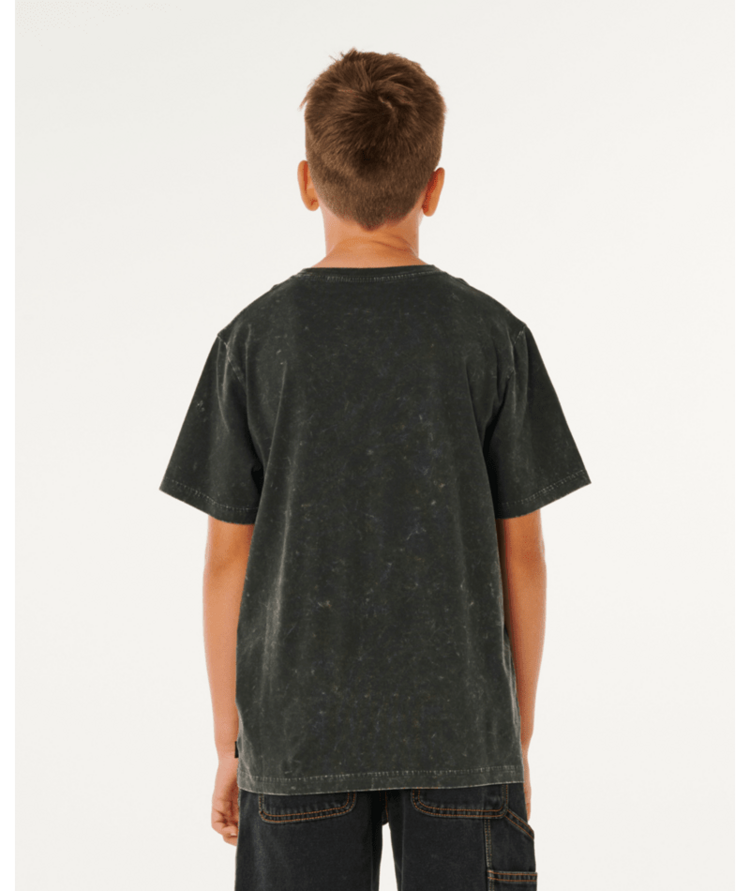 RIP CURL RIP CURL Eternal Shred Wash Tee-Boy Washed Black