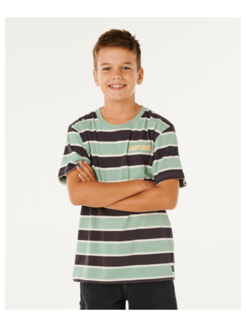 RIP CURL RIP CURL Eternal Shred Stripe Tee-Boy Aloe