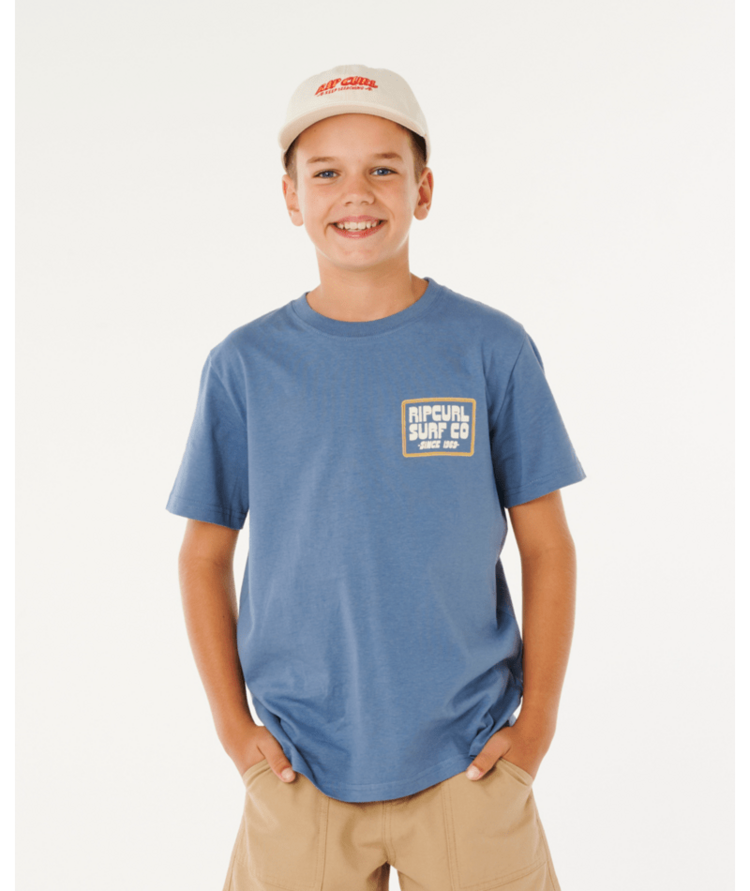 RIP CURL RIP CURL Pacific Rinse Sunrise Tee-Boy Bluefin