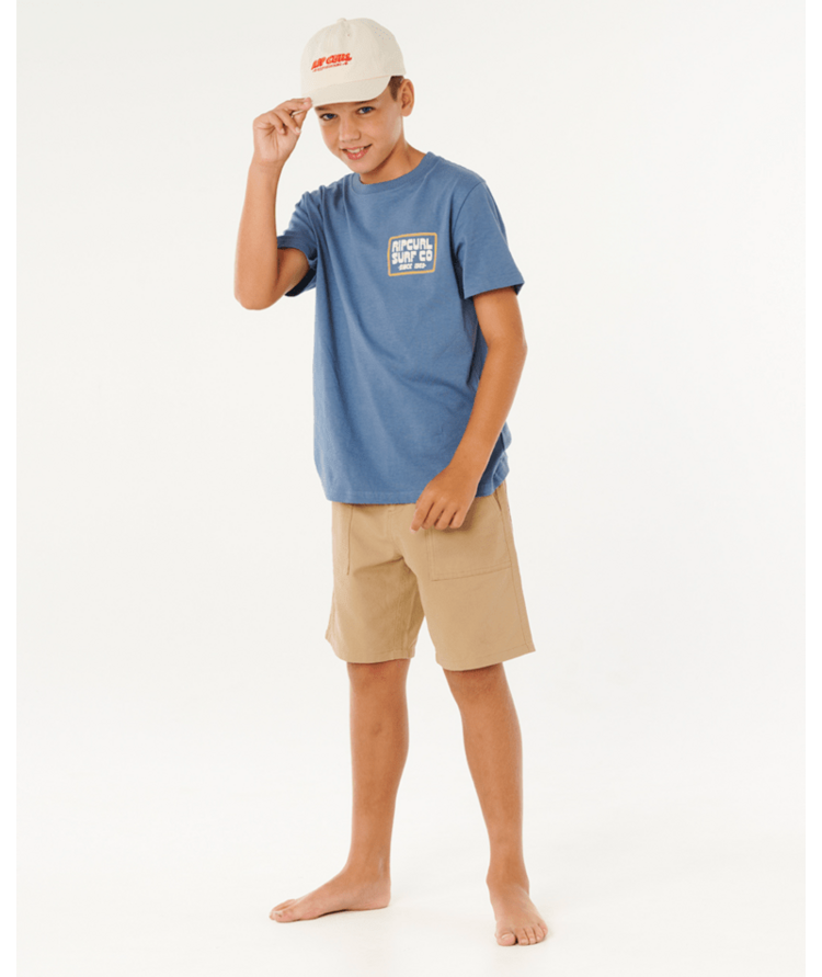RIP CURL RIP CURL Pacific Rinse Sunrise Tee-Boy Bluefin