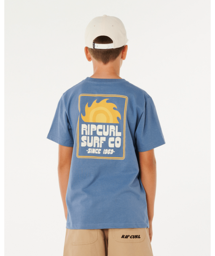 RIP CURL RIP CURL Pacific Rinse Sunrise Tee-Boy Bluefin