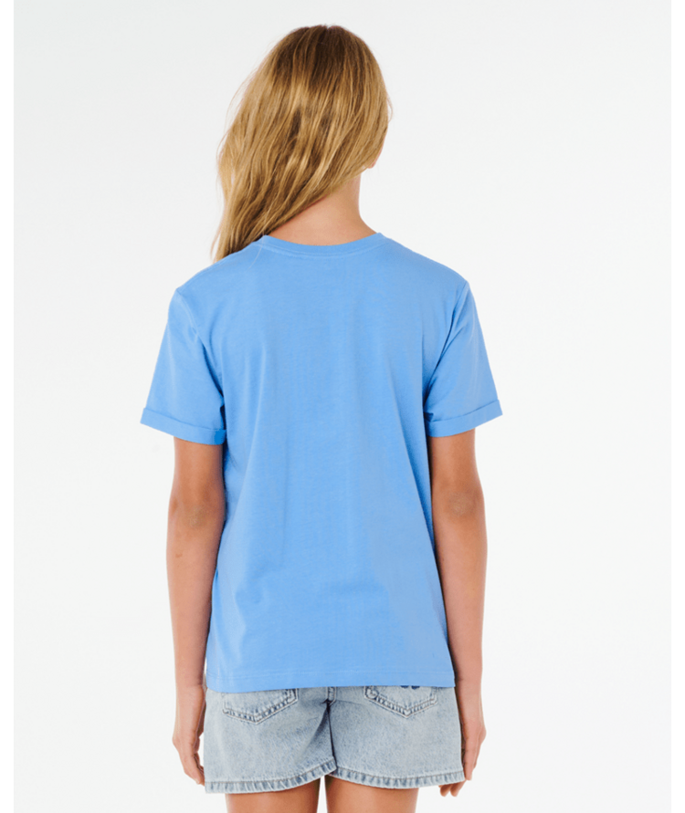 RIP CURL RIP CURL Network Heart  Tee-Girl Cornflower Blue