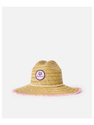 RIP CURL RIP CURL Mixed Straw Sun Hat-Girl Hot Pink