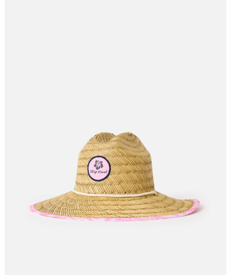 RIP CURL RIP CURL Mixed Straw Sun Hat-Girl Hot Pink