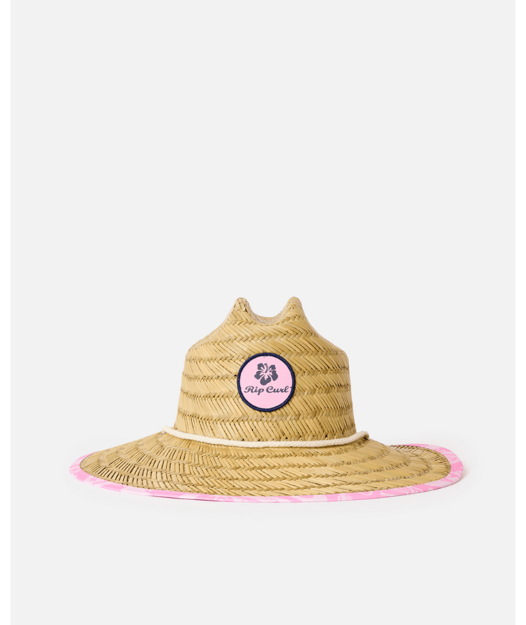 RIP CURL RIP CURL Mixed Straw Sun Hat-Girl Hot Pink