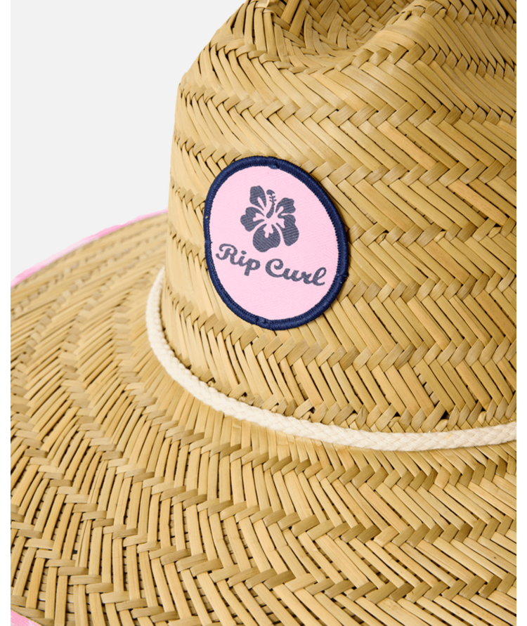 RIP CURL RIP CURL Mixed Straw Sun Hat-Girl Hot Pink