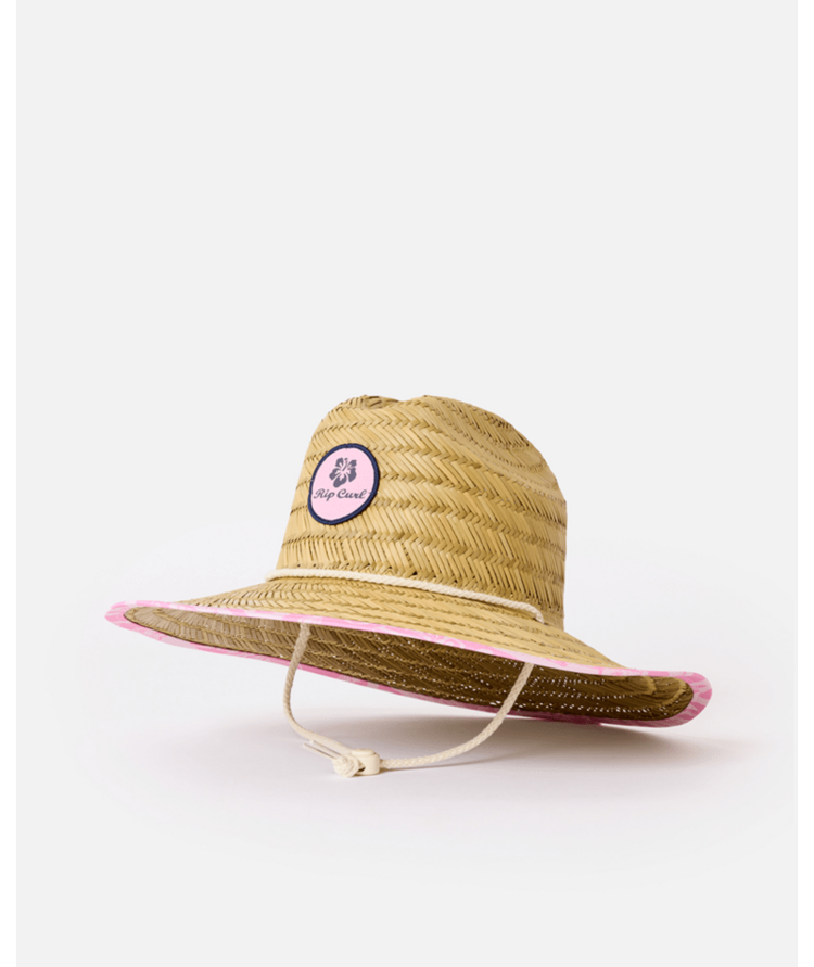 RIP CURL RIP CURL Mixed Straw Sun Hat-Girl Hot Pink