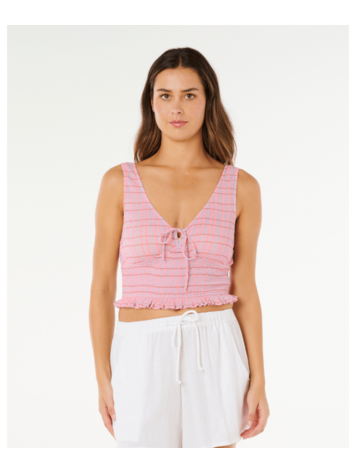 RIP CURL RIP CURL Paradise Check Top Pink