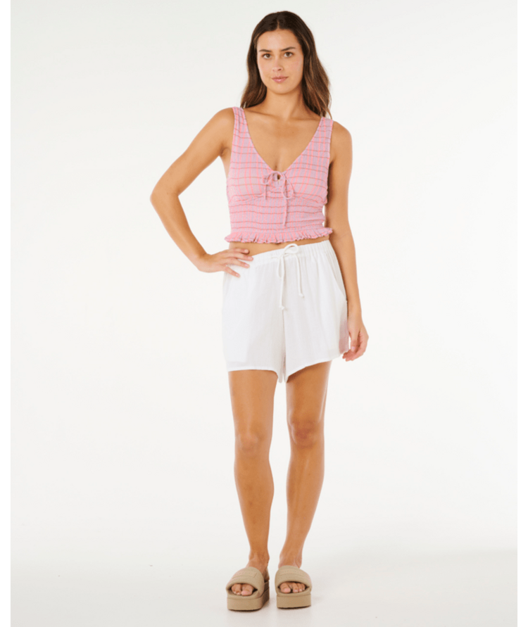 RIP CURL RIP CURL Paradise Check Top Pink
