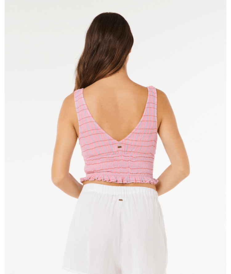 RIP CURL RIP CURL Paradise Check Top Pink