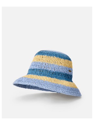 RIP CURL RIP CURL Crochet Bucket Hat Blue/Natural