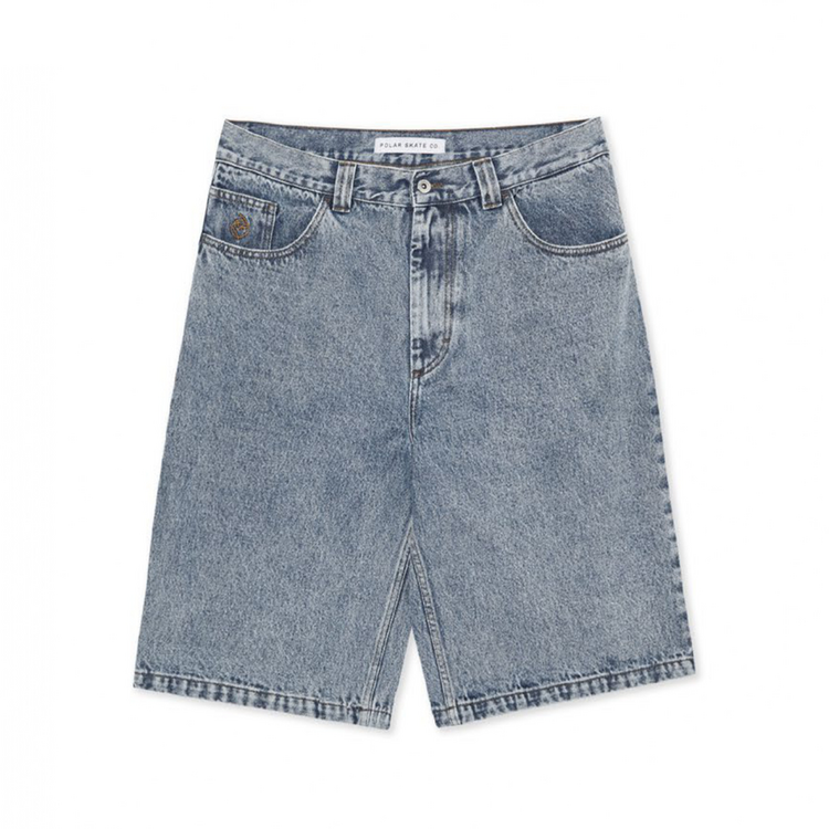 POLAR POLAR Big Boy Shorts Heavy Washed Blue