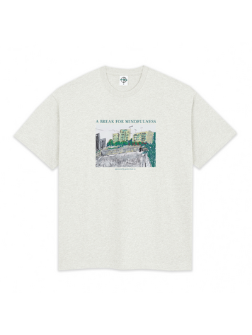 POLAR POLAR Mindfulness Tee Ivory Grey Melange