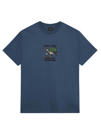 PASSPORT Distribution Tee Harbour Blue
