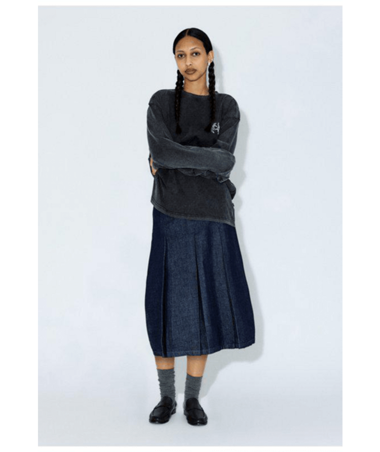 DR DENIM DR DENIM Joanna Skirt Haze Rinse
