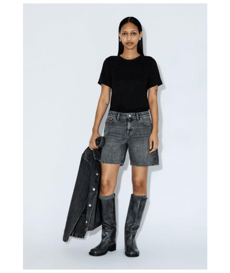 DR DENIM DR DENIM Hill Shorts Mid Grey Used