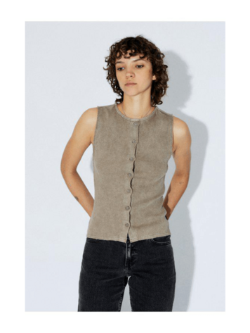 DR DENIM DR DENIM Wo Lilja Rib Washed Khaki