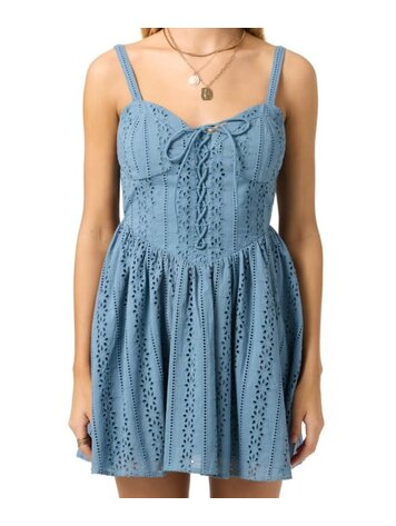 O'NEILL O'NEILL Camden Emboridered Mini Dress Provincial Blue