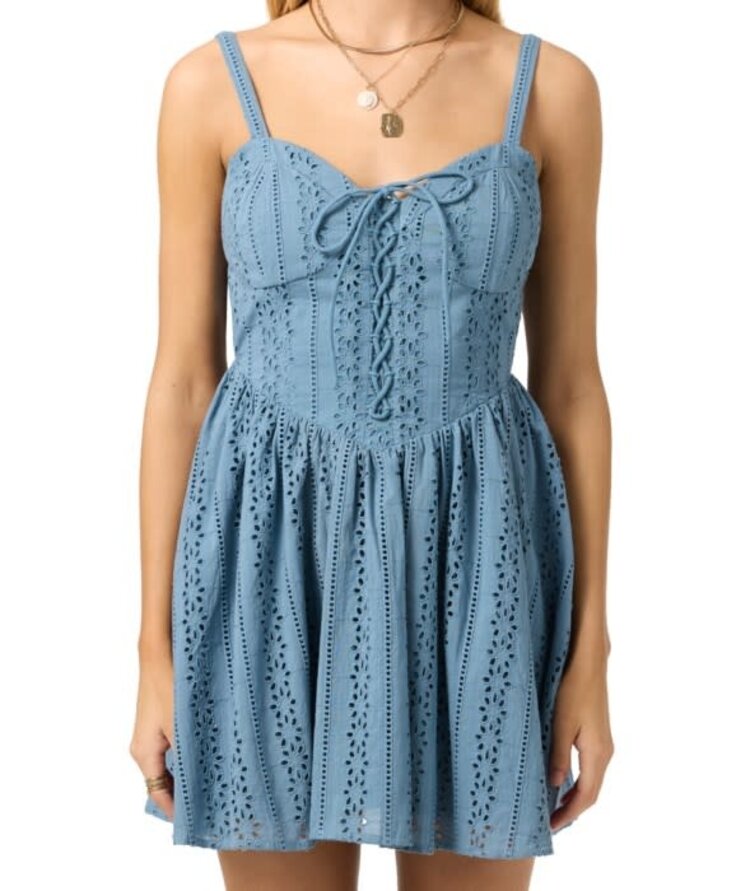 O'NEILL O'NEILL Camden Emboridered Mini Dress Provincial Blue