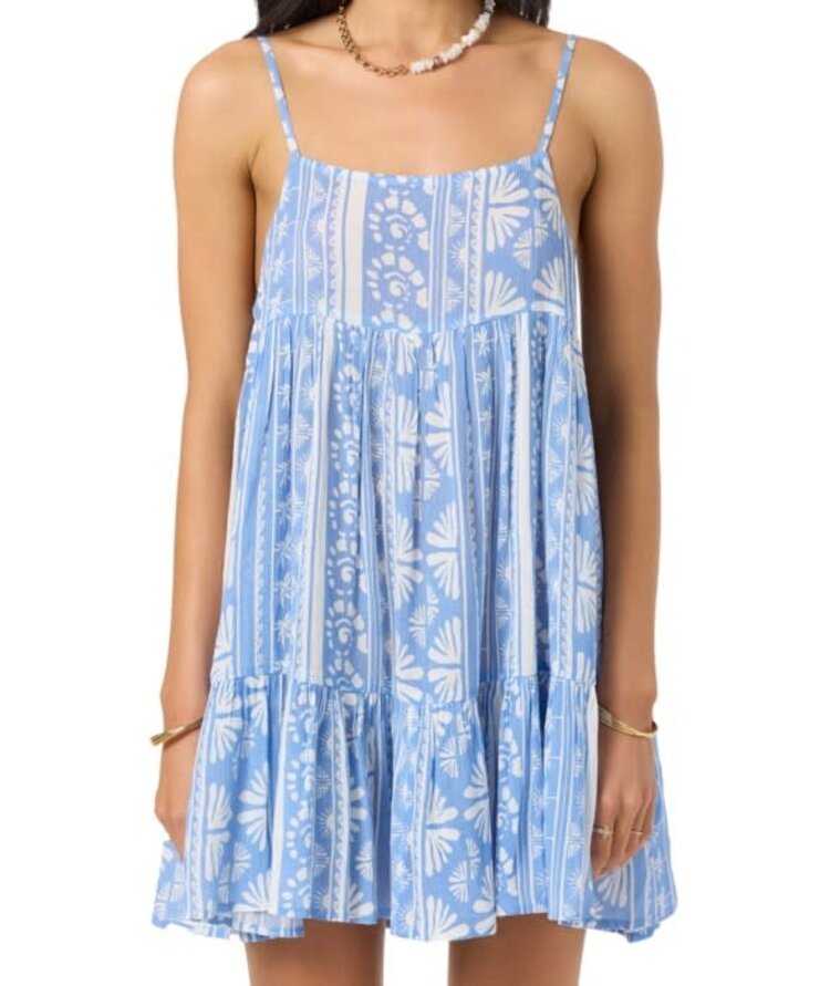 O'NEILL O'NEILL Saltwater Essentials Rilee Printed Mini Coverup Dress Azurine