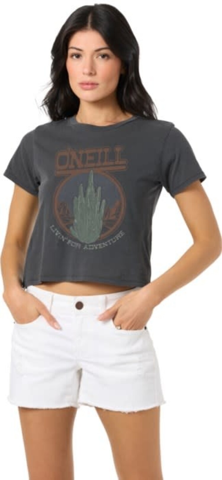O'NEILL O'NEILL Road Trippin Fitted Tee Washed Black